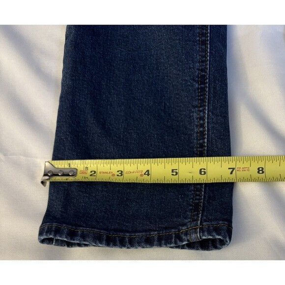 MOTT & BOW Women's Boyfriend Jeans 29x32 Straight Leg Medium Wash Denim Mid Rise - Picture 9 of 11